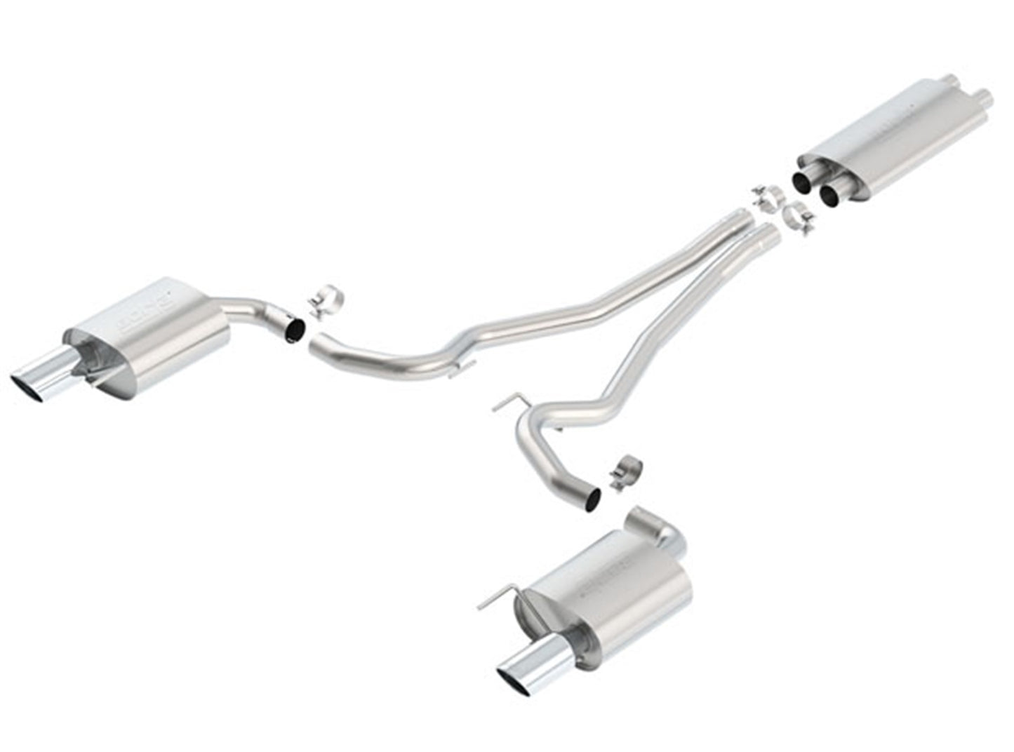 Borla 15-17 Ford Mustang Cat-Back(tm) Exhaust System - EC-Type - Touring | 1014040