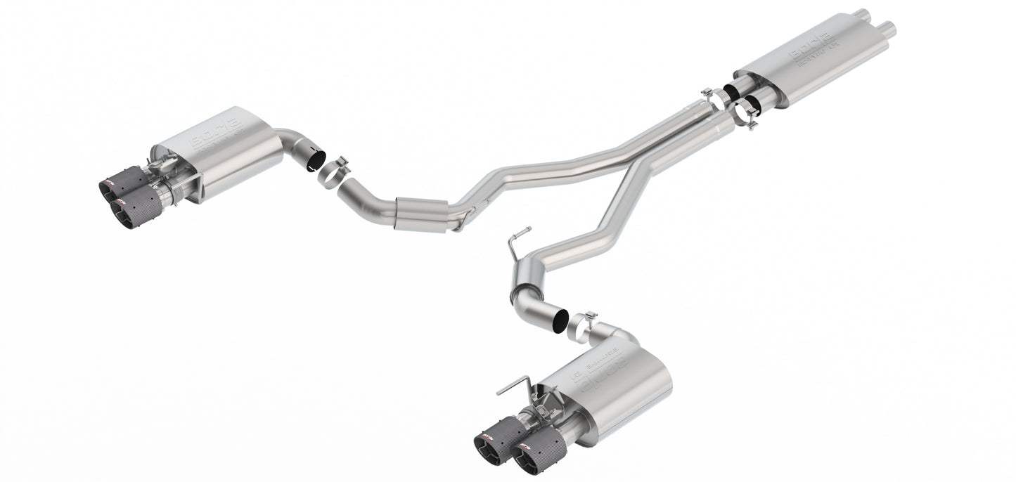Borla 18-20 Ford Mustang Cat-Back(tm) Exhaust System - ECE Approved - Touring | 1014046CF