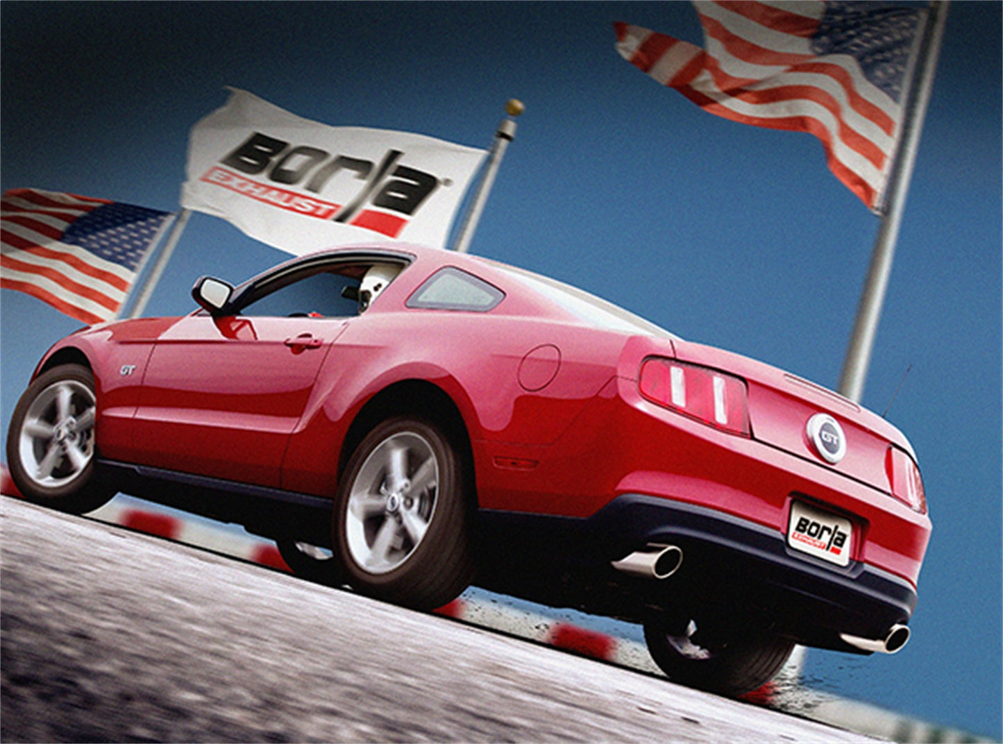 Borla 10 Ford Mustang Axle-Back Exhaust System | 11784