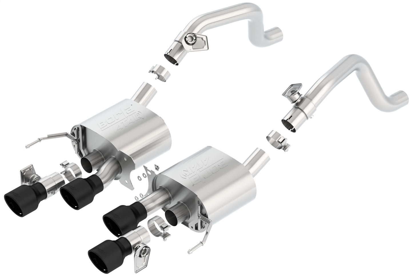 Borla 14-19 Chevrolet Corvette Axle-Back Exhaust System - ATAK(r) | 11856CB