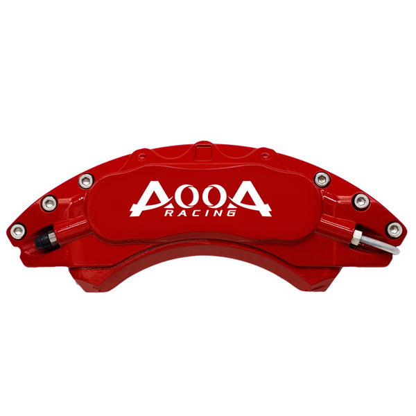 AOOA 22-24 Subaru WRX Aluminum Brake Caliper Covers for 18" wheels - Red with White Logo
