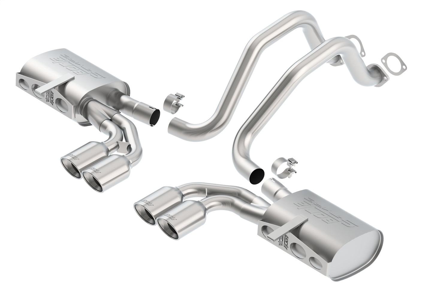 Borla 97-04 Chevrolet Corvette Axle-Back Exhaust System - S-Type ll | 140427