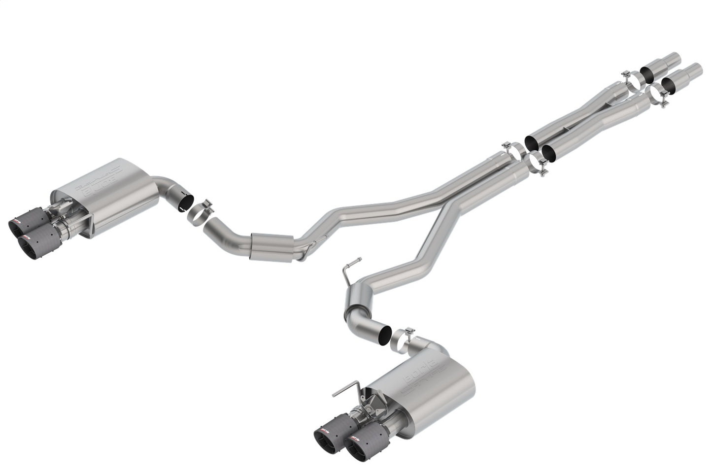 Borla 18-23 Ford Mustang Cat-Back(tm) Exhaust System - S-Type | 140742CFBA