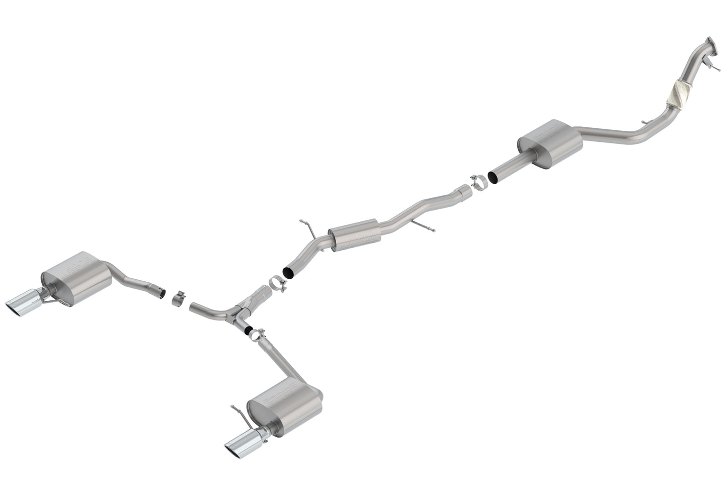 Borla 17-19 Audi A4 Quattro Avant, Allroad Cat-Back(tm) Exhaust System - ATAK(r) | 140759