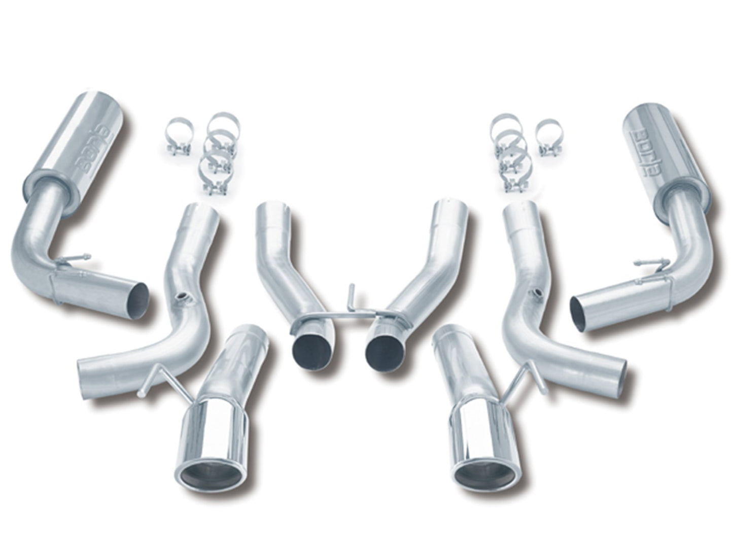 Borla 96-02 Dodge Viper Cat-Back™ Exhaust System - S-Type | 14663