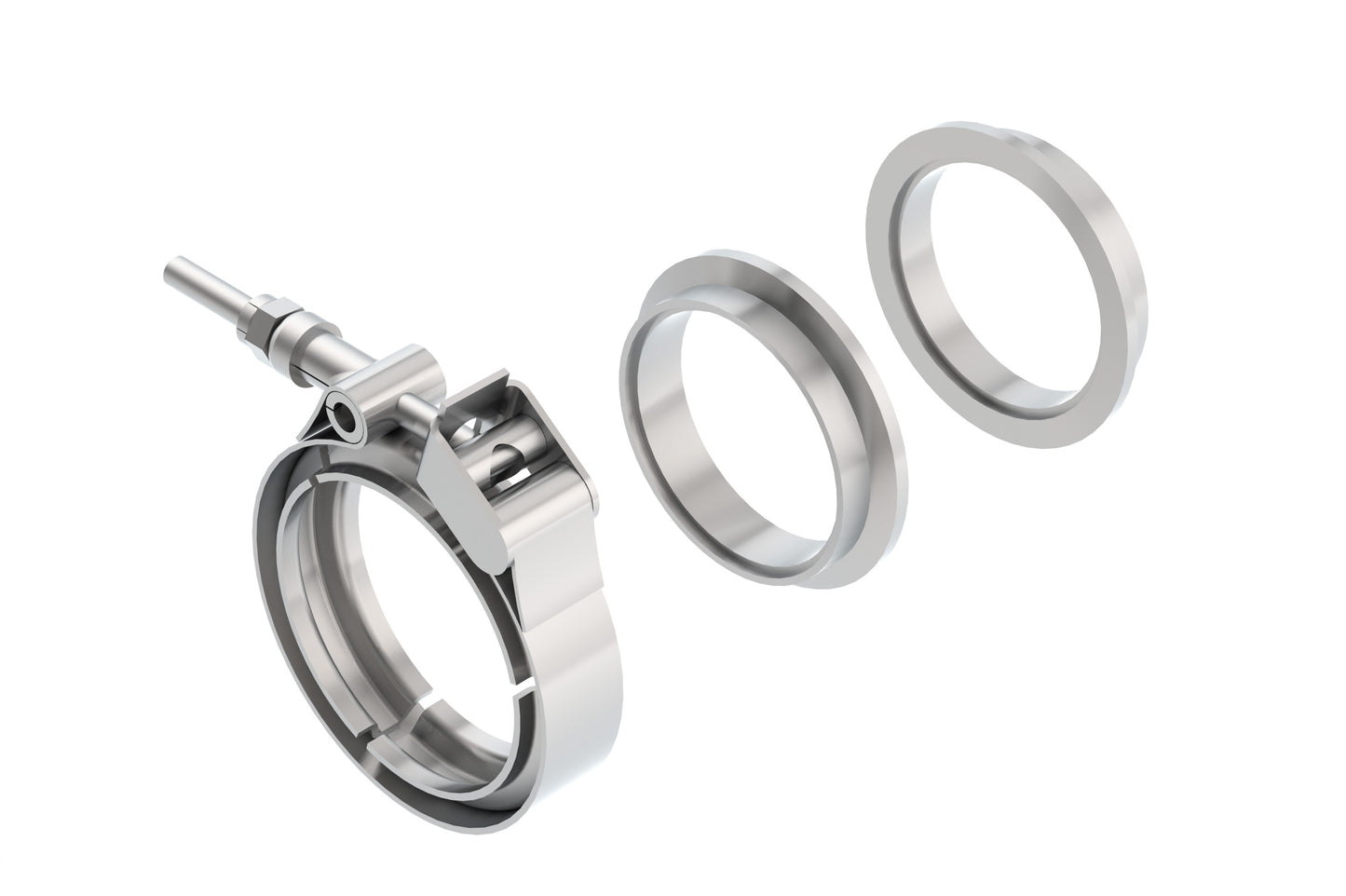 Borla 2.25" T-304 Stainless Steel V-Band Clamp | 18007