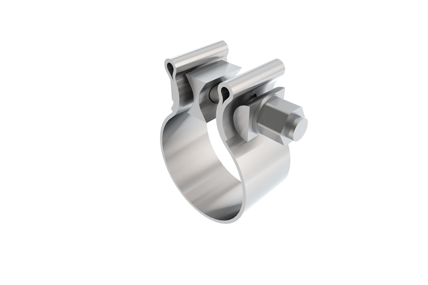 Borla 2" T-304 Stainless Steel AccuSeal Single Bolt Band Clamp | 18302