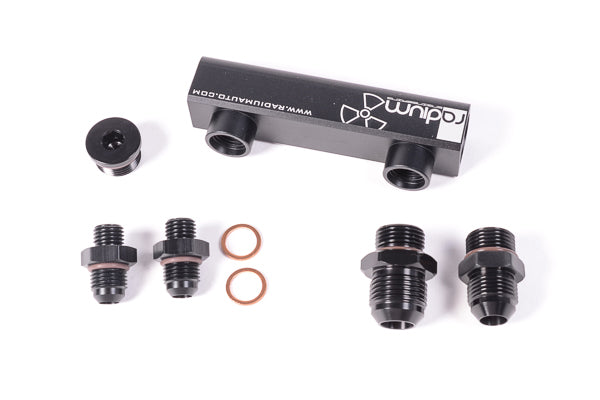 RADIUM Engineering Universal Manifold, 4-Port, Bosch Pumps | 20-0063