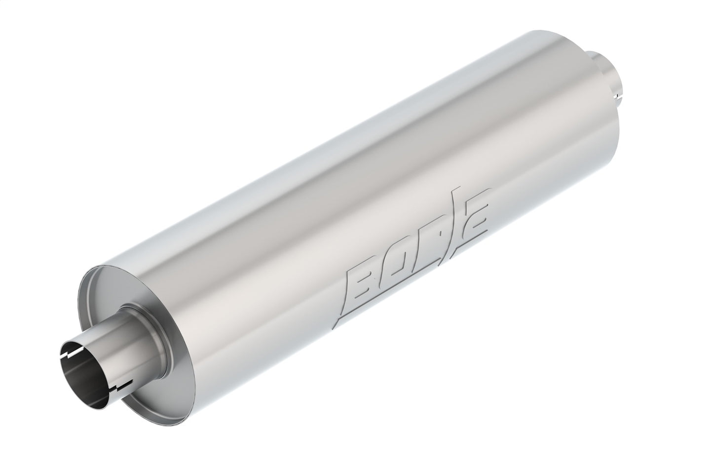 Borla 2.75" Center Inlet/ 2.75 Center Outlet 6.75" Round x 24" Long Body 29" Overall Length. Universal Part. Reversible | 400130