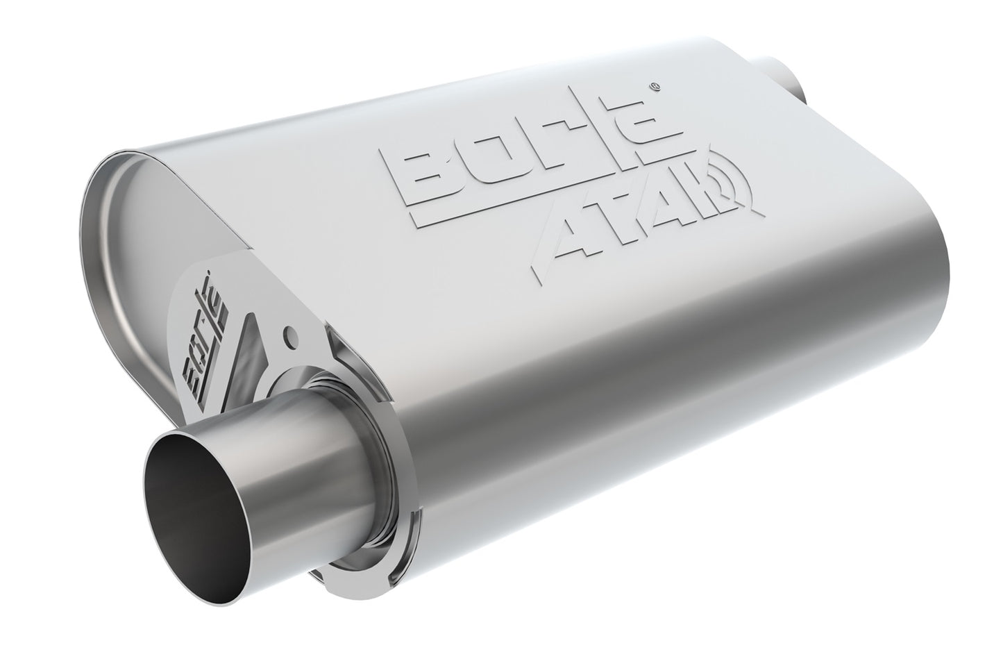 Borla ATAK(r) CrateMuffler Small Block Chevrolet High Output 350/ 383/ 406 V8 2.5" | 400841