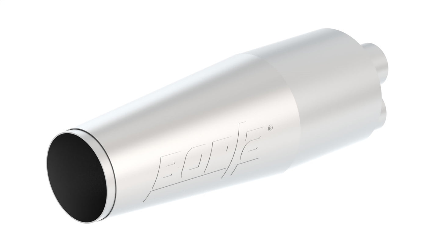 Borla 1 Multi-Core Collector Racing Muffler - 2.25" Inlets (4)/ 4" Outlet 6.75" Round x 18.5" Long Body 20.5" Overall | 40728