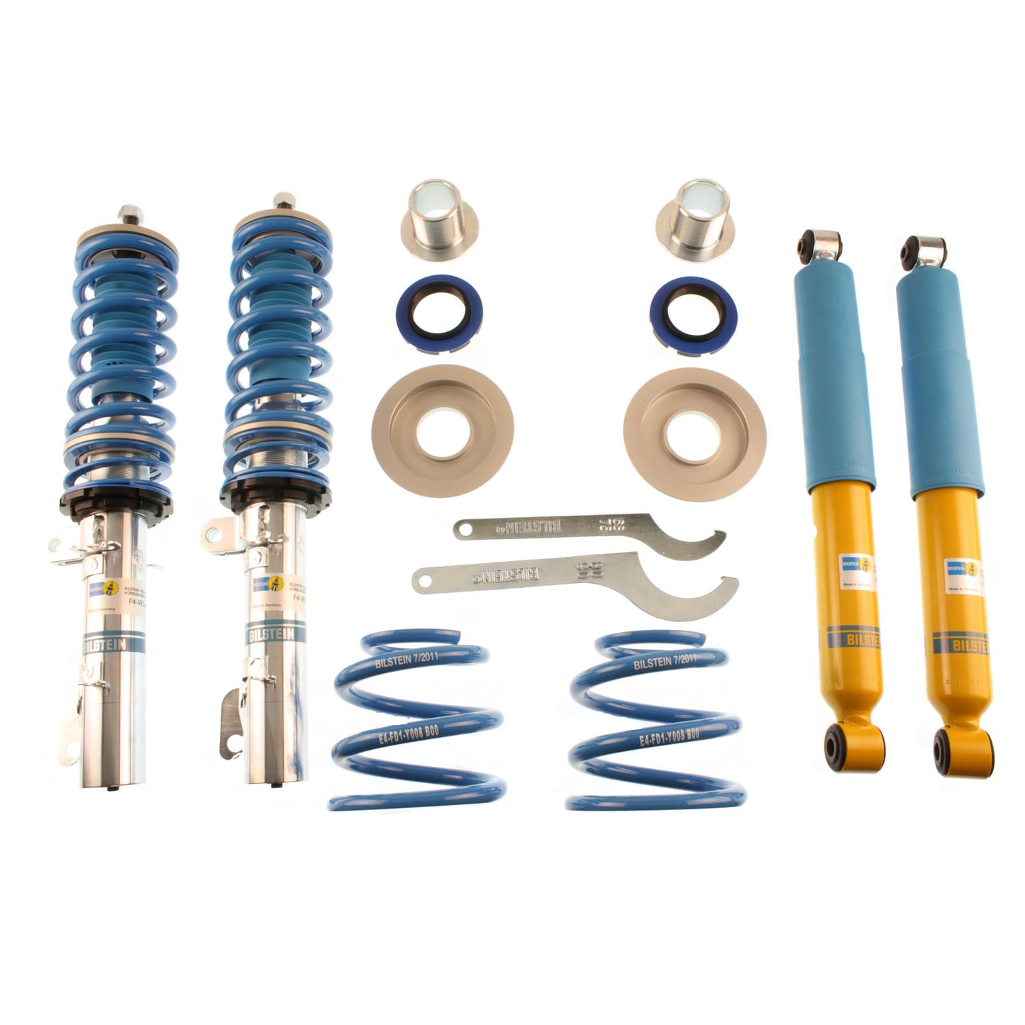 Bilstein B14 00-06 Audi TT Quattro Front and Rear Performance Suspension System