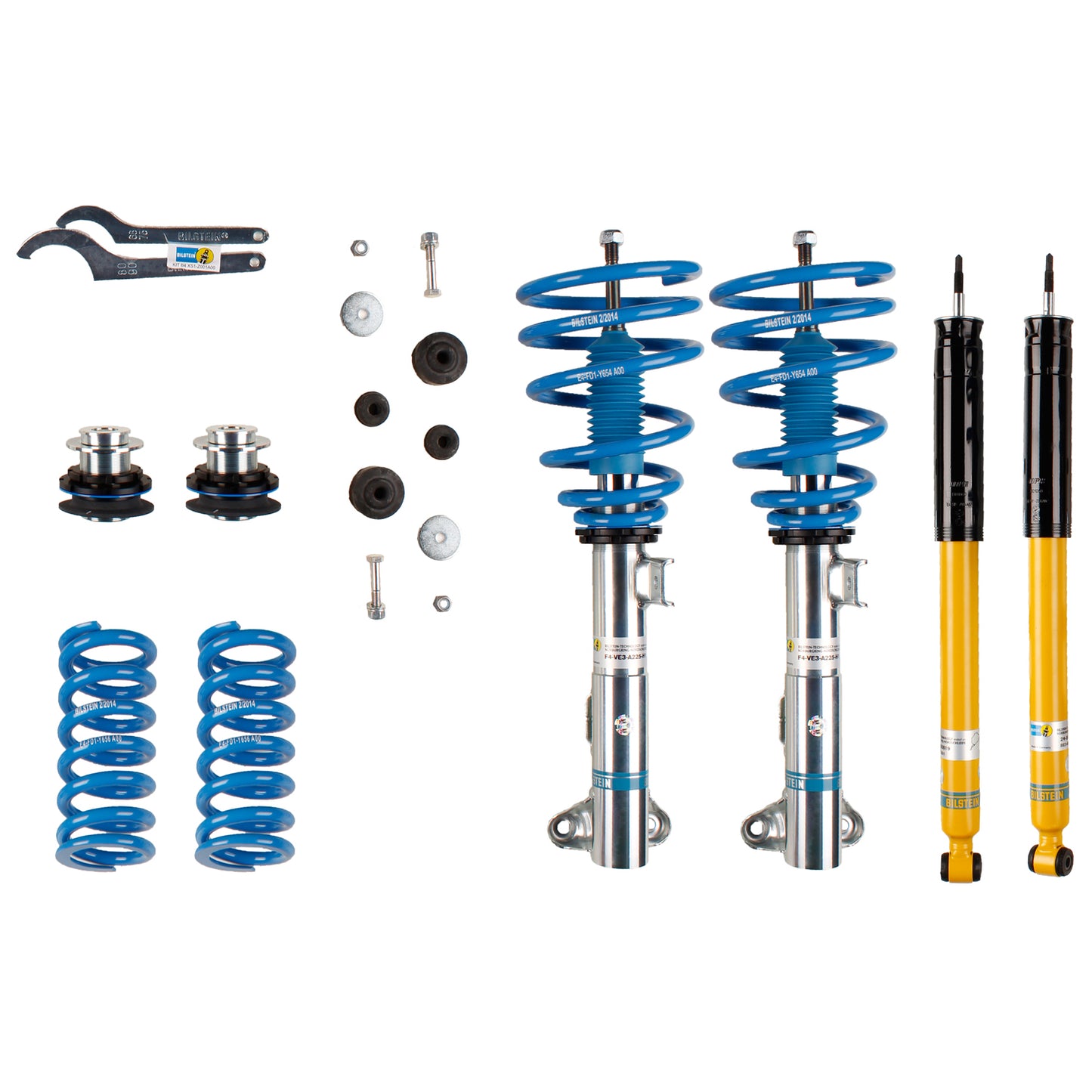 Bilstein B14 01-07 Mercedes-Benz C-class W203, 03-09 CLK-class W209 Front and Rear Suspension Kit