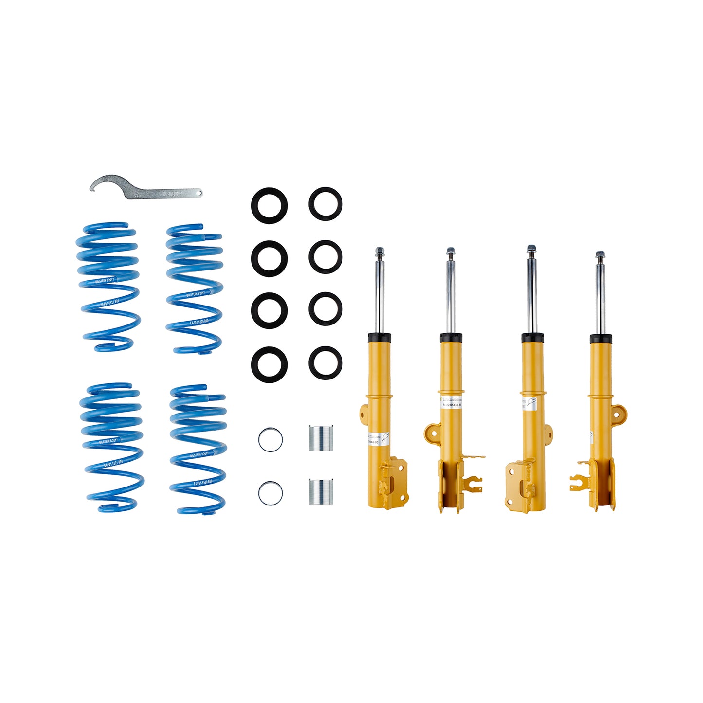 Bilstein B14 (PSS) 16-23 Fiat 500X 4WD Front & Rear Performance Suspension