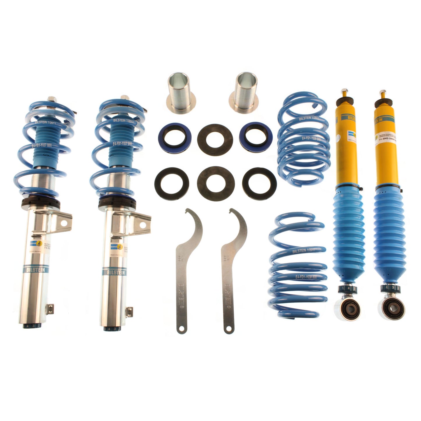 Bilstein B16 08-15 Audi TT, TT Quattro Front and Rear Performance Suspension System | 48-138864