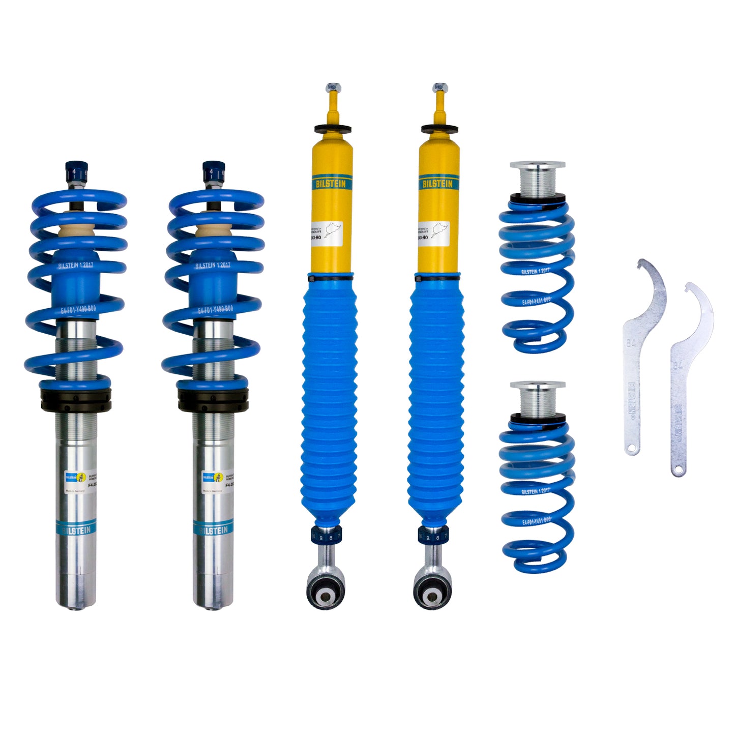 Bilstein B16 17-21 Audi A4/A4 Quattro, A5/A5 Quattro Front and Rear Performance Suspension System | 48-262316