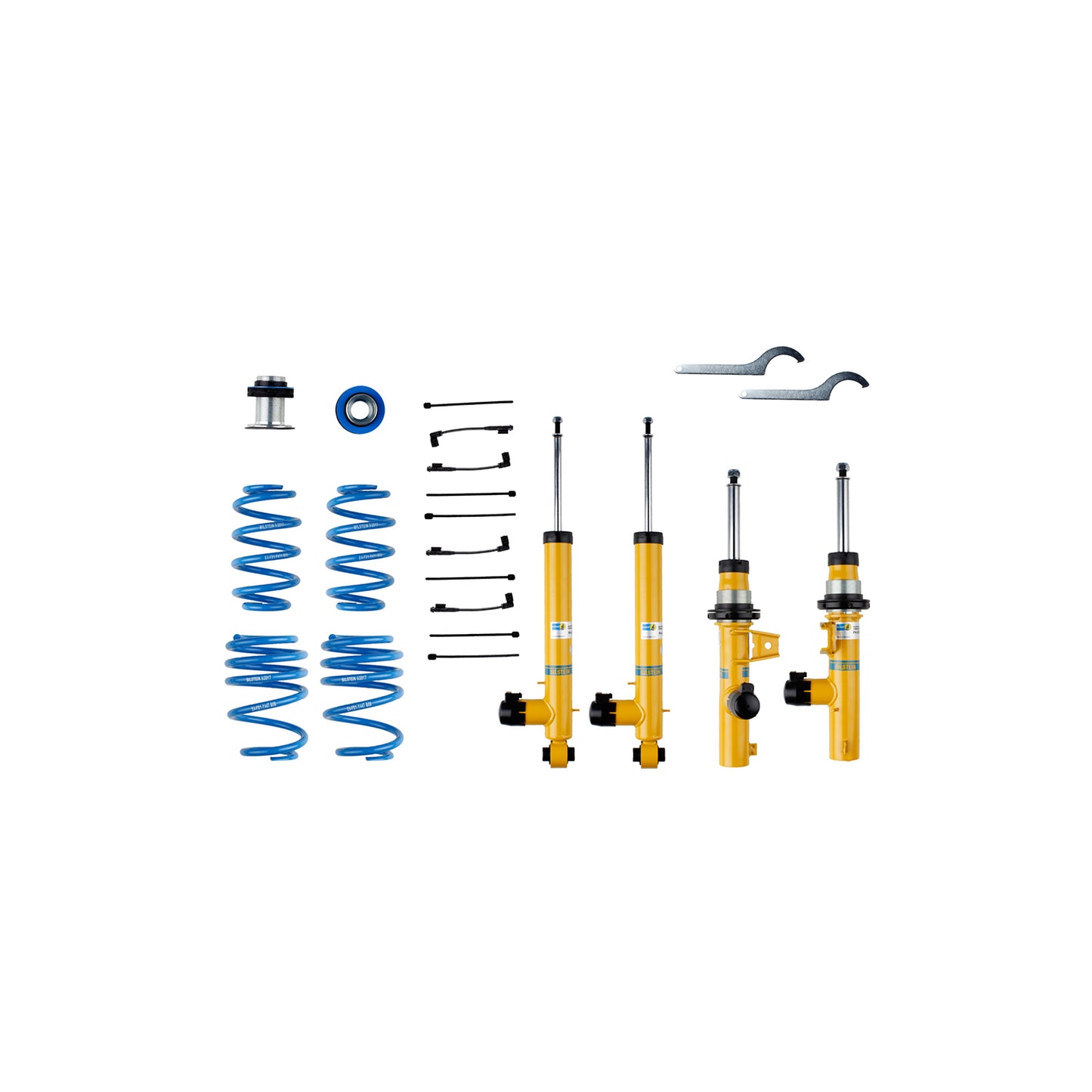 Bilstein B16 (DampTronic) 15-21 Volkswagen GTI, Golf R Front and Rear Suspension Kit | 49-255874