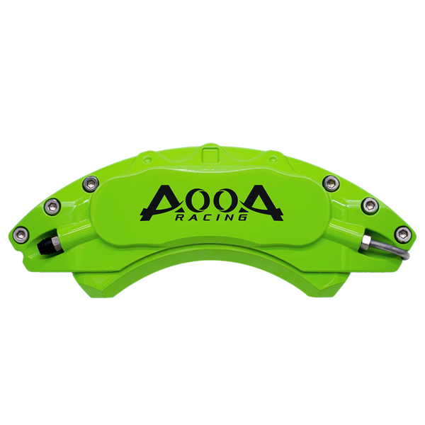 AOOA 22-24 Subaru WRX Aluminum Brake Caliper Covers for 18" wheels - Green with Black Logo