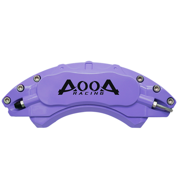 AOOA 17-19 Honda Civic Hatchback Aluminum Brake Caliper Covers for 18" wheels - Purple with Black Logo