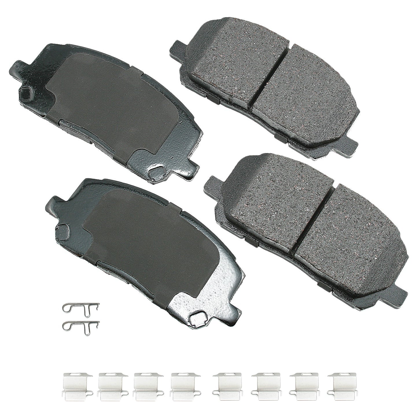 Akebono ProACT Ultra-Premium Bra ke Pads - Front | AKEACT884A