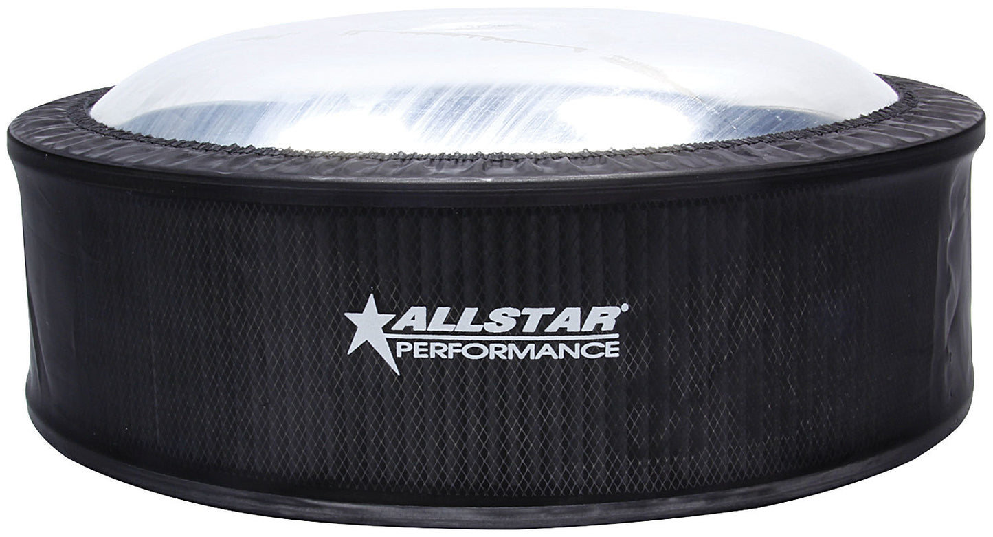 Allstar Performance Black Air Cleaner Filter 14x4 | ALL26221