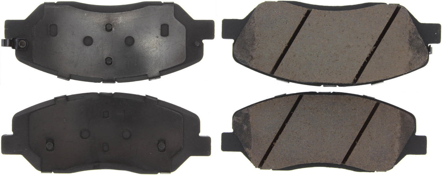 Centric Brake Parts Posi-Quiet Ceramic Brake Pads with Shims and Har | CBP105.12020