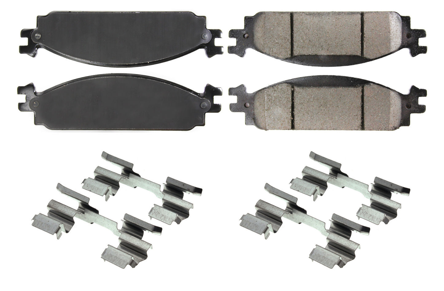 Centric Brake Parts Posi-Quiet Ceramic Brake Pads with Shims and Har | CBP105.13760