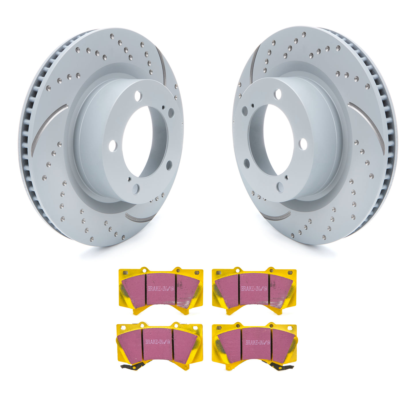 EBC Brakes Brake Rotor & Pad Kit Yellowstuff Toyota/Lexus | EBCS5KF1460