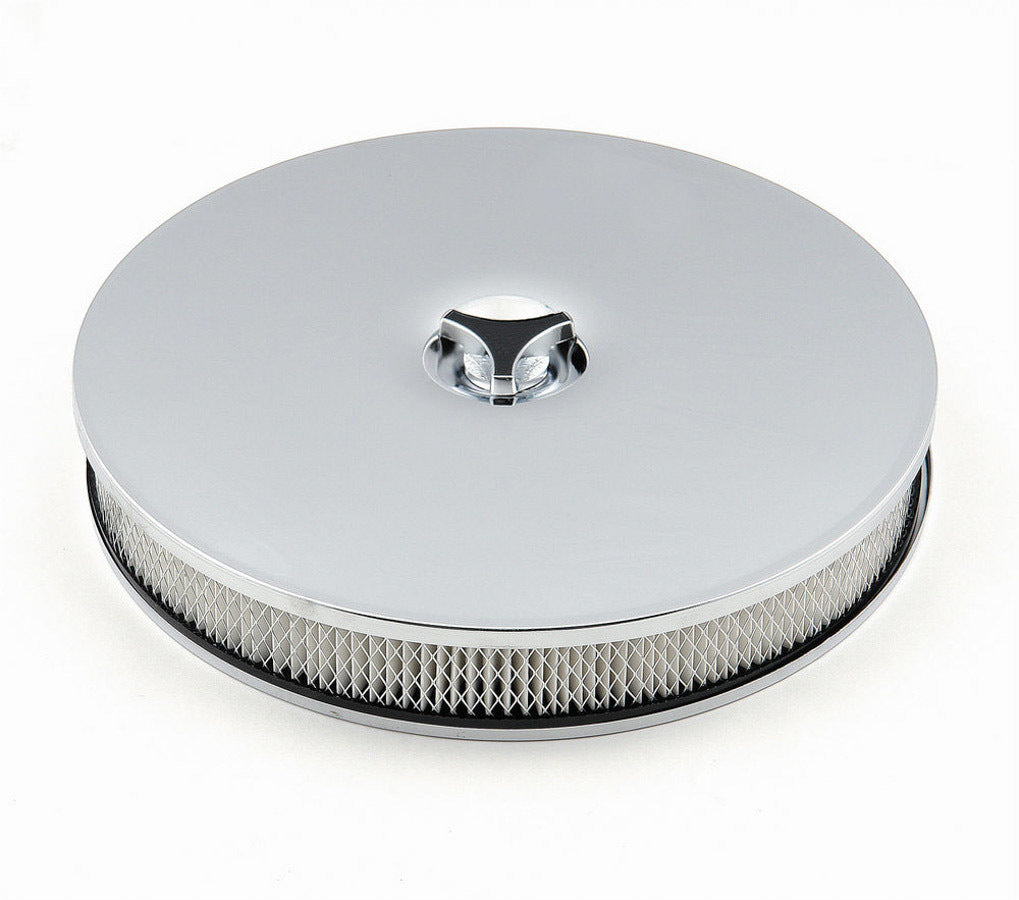 Mr. Gasket Chrome 14in Chrome Air Cleaner | 4339