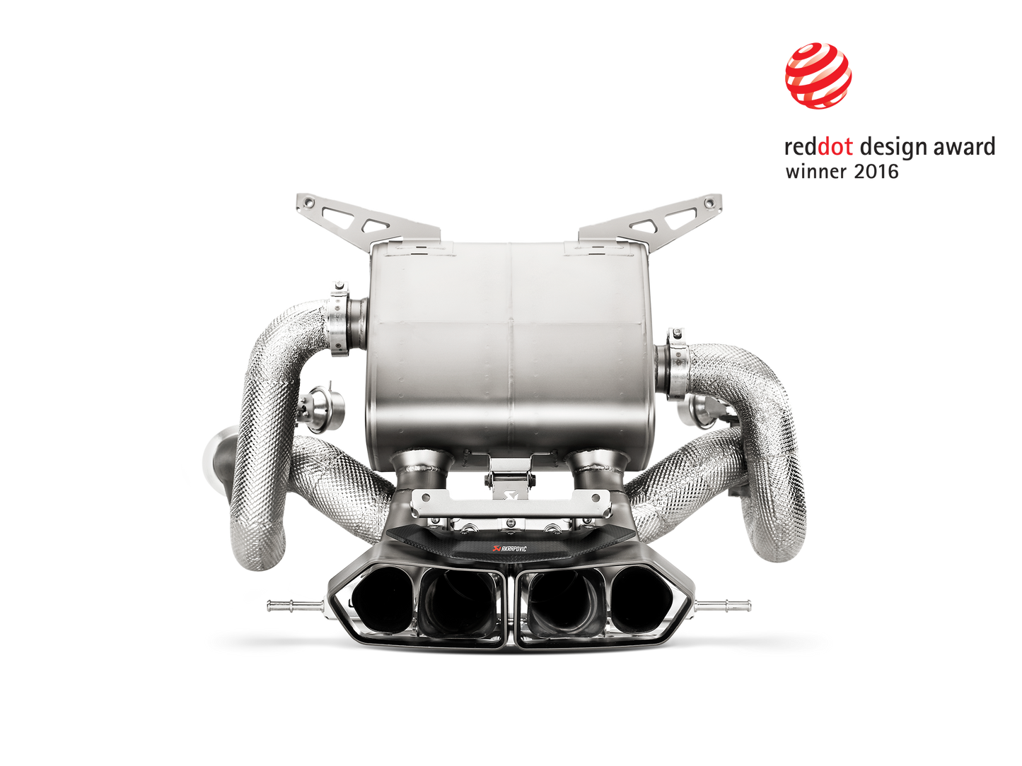 Akrapovic 2011-2017 Lamborghini Slip-On Line (Titanium-Inconel) | MTP-LA/TI/1