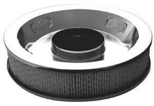 Racing Power Chrome Chrome 14In X 3In Air Cleaner W/Paper Element | R7195