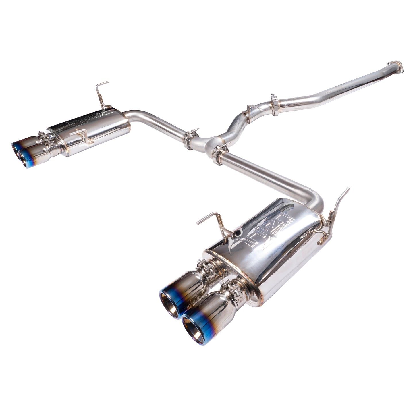 Injen 15-21 Subaru WRX Injen Technology Stainless Steel Cat-Back Exhaust System w/ Burnt Titanium Tips | SES1207TT