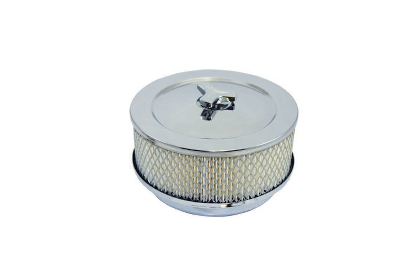 Specialty Products Chrome 6x2 Air Cleaner Kit Raised Base Steel 5 1/8 | 4355