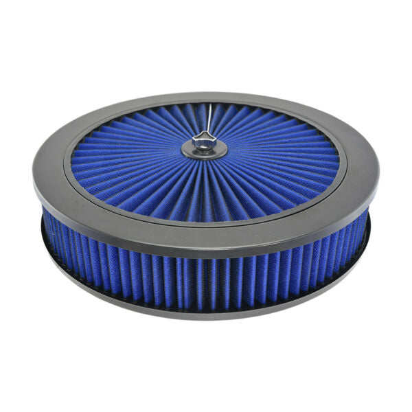 Specialty Products Black Paint Air Cleaner Kit 14 x 3 Flat Base | 4390BL