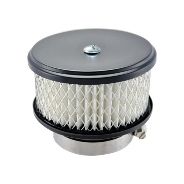 Specialty Products Black Paint Air Cleaner Kit 4in x 2 in Deep Dish Top / Paper | 7151BK