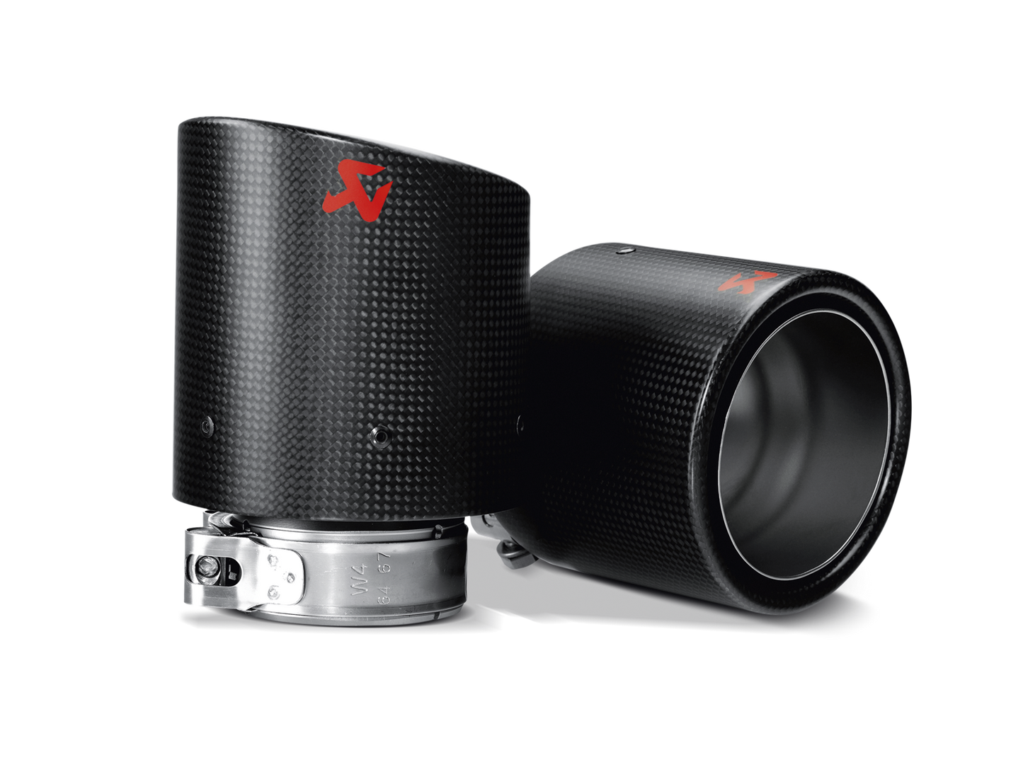 Akrapovic 2008-2012 Volkswagen Tail pipe set (Carbon) | TP-VWGMK6-CA