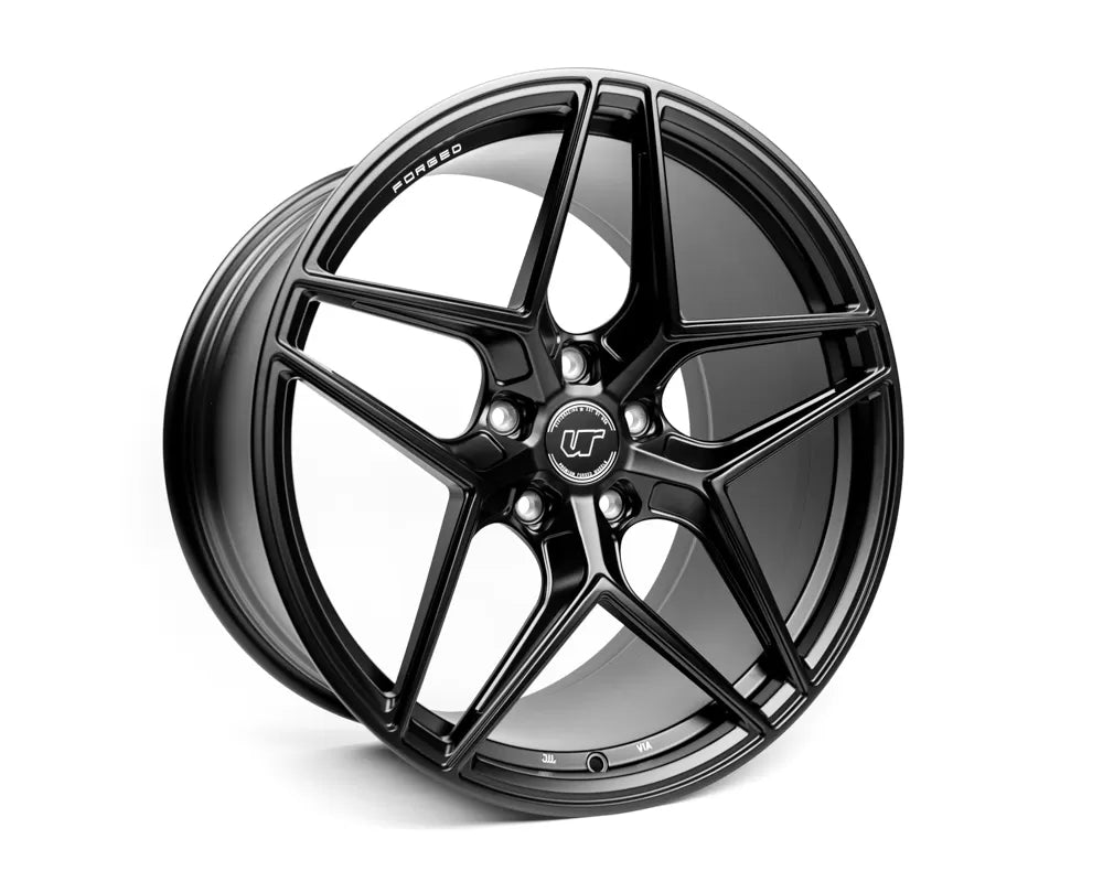 VR Forged D04 Wheel Set Porsche Taycan | Audi e-Tron GT 21x9.5 21x11.5 Matte Black | 153792428