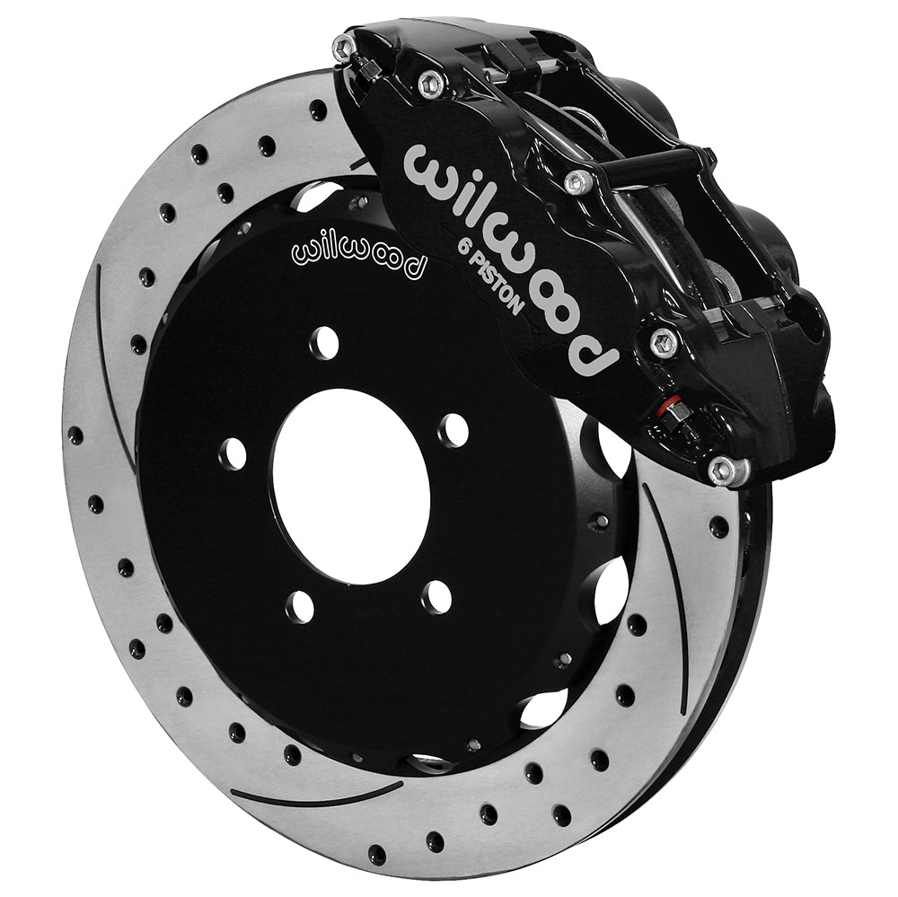 Brake Kit Front Honda Civic 13+ Drilled Black | WIL140-16847-D