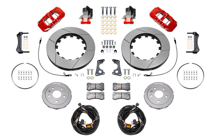 Brake Kit Rear Corvette C8 Aerolite 4R Slotted | WIL140-17009-R