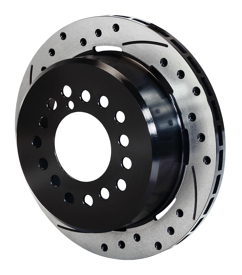 Wilwood Brake Rotor & Hat 5 Lug 12.19in L/H | WIL160-9813-BK