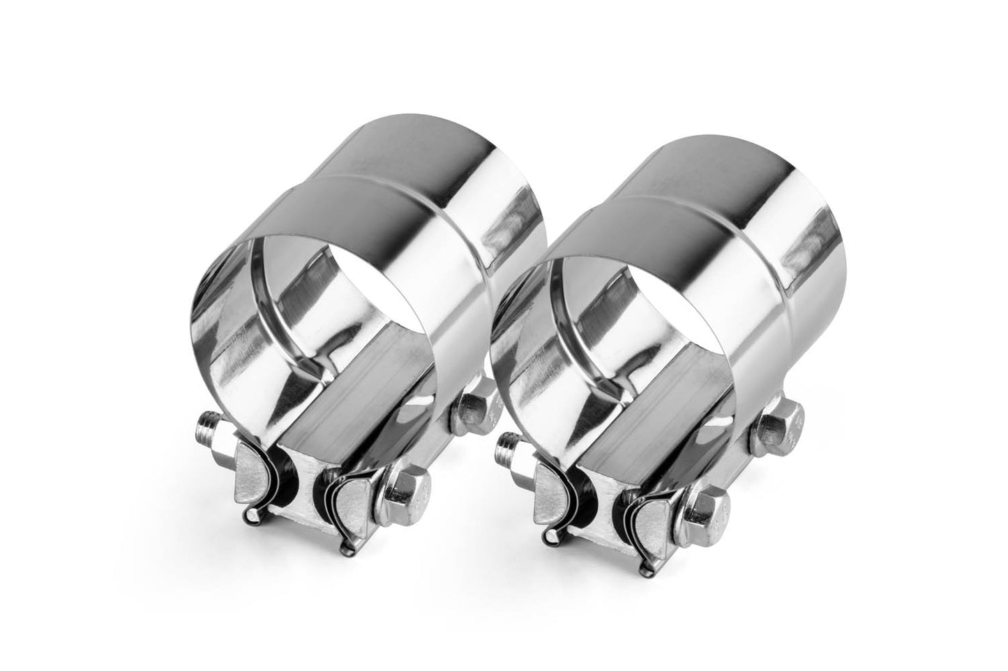 Street Series - Aero Exhaust Stainless Steel Lap Joint Clamps - Pair | 20108