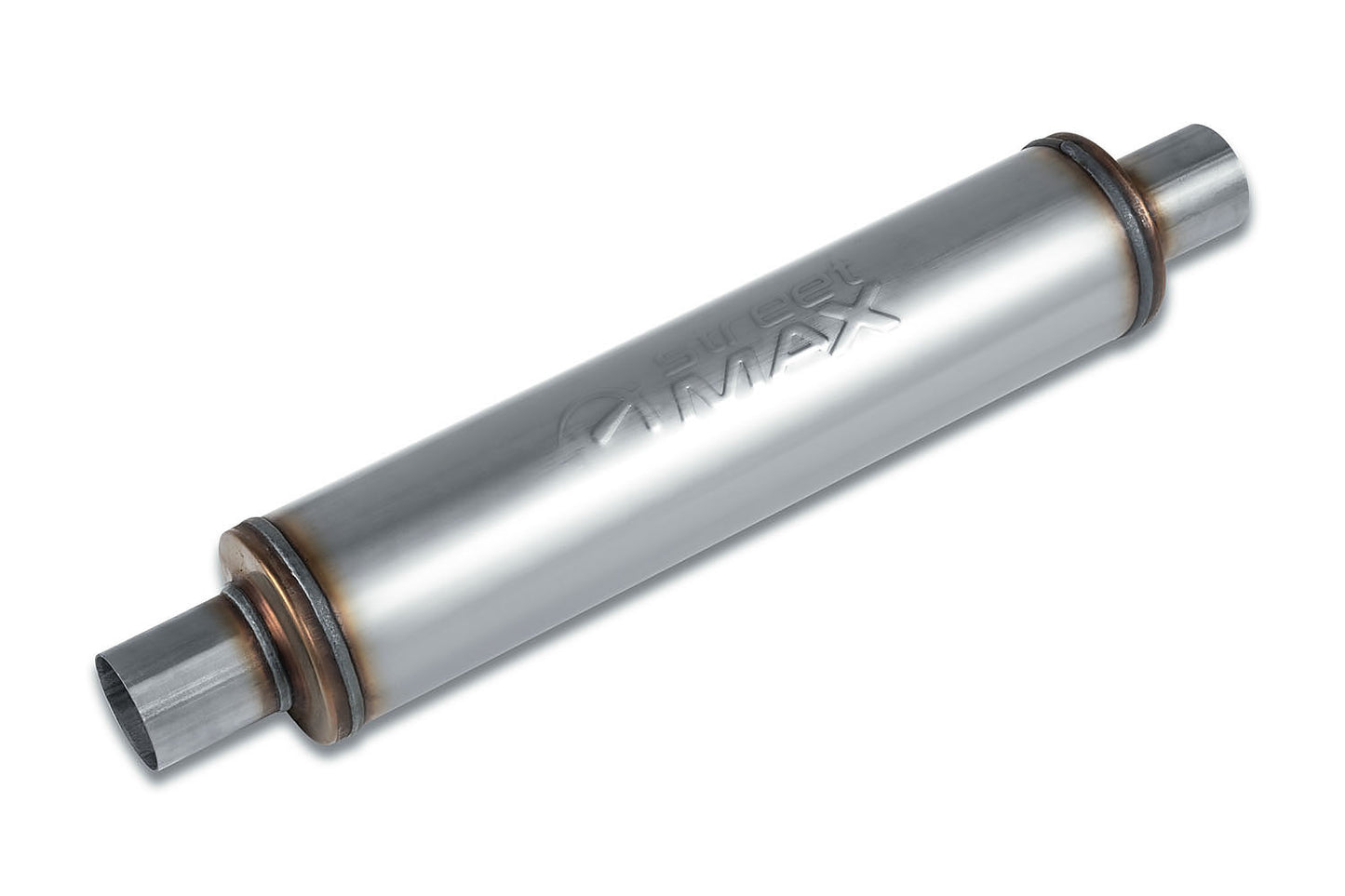 Street Series - Street Max Straight Through Performance Muffler Round Body | SM10424