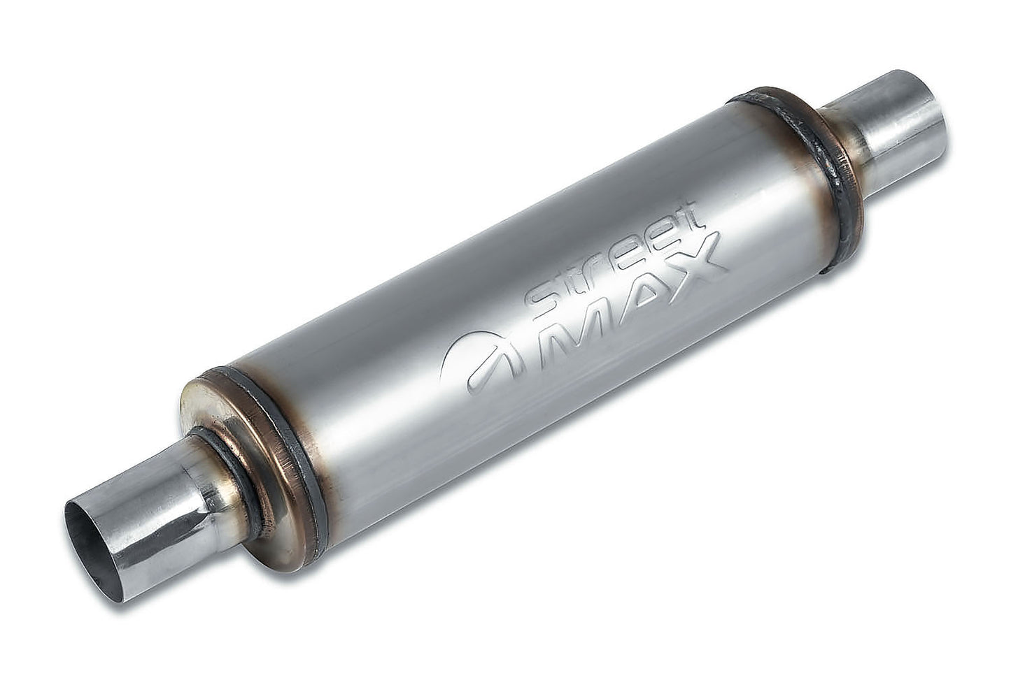 Street Series - Street Max Straight Through Performance Muffler Round Body | SM10414