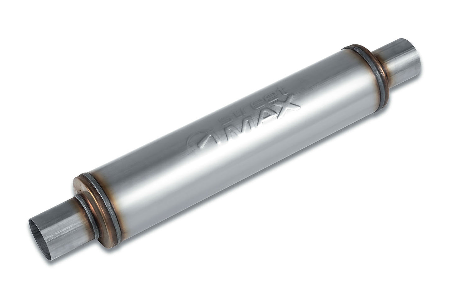Street Series - Street Max Straight Through Performance Muffler Round Body | SM10425