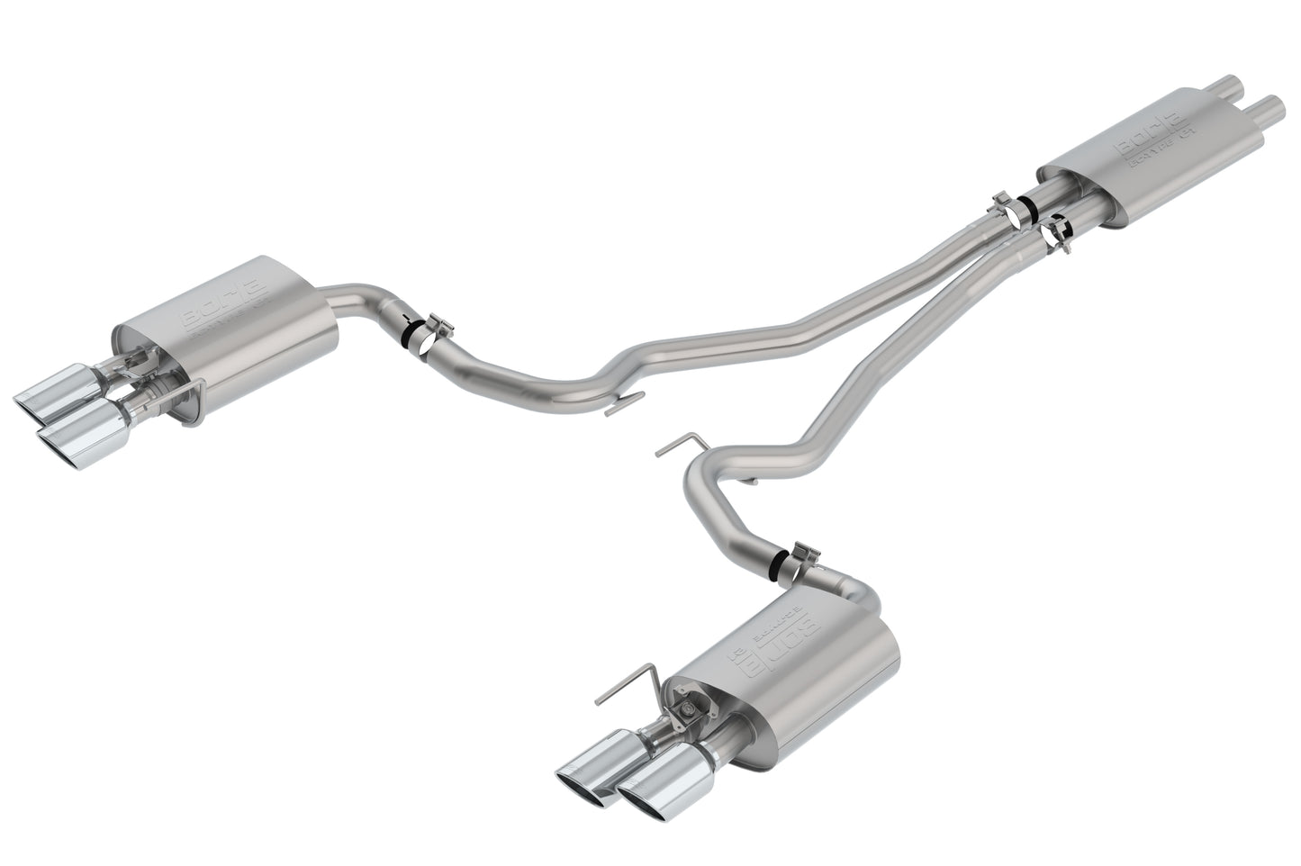 Borla 15-17 Ford Mustang Cat-Back(tm) Exhaust System - ECE Approved - Touring | 1014045