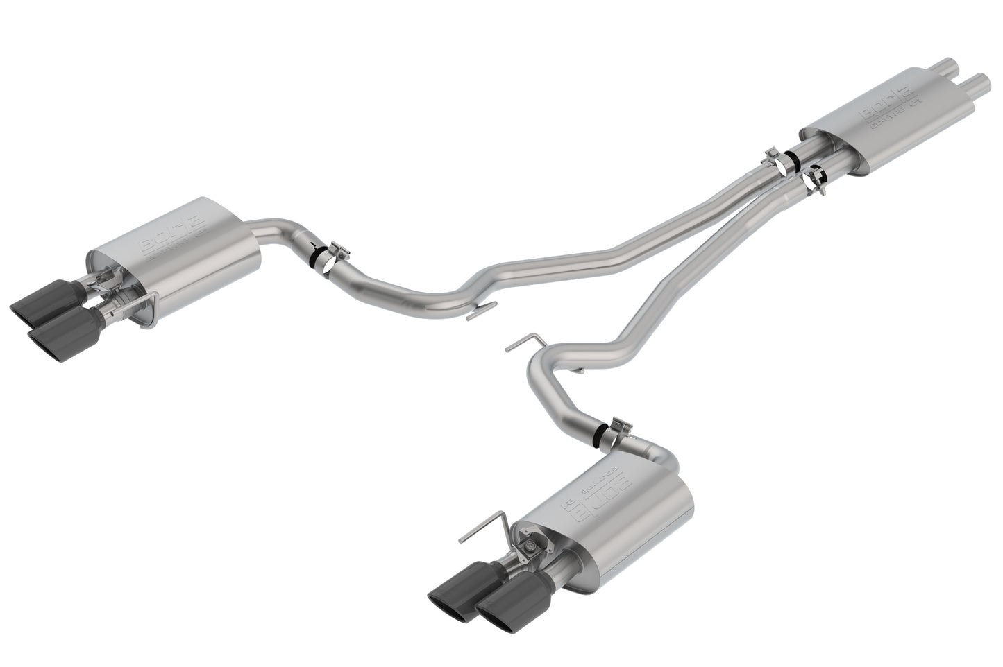 Borla 15-17 Ford Mustang Cat-Back(tm) Exhaust System - ECE Approved - Touring | 1014045BC