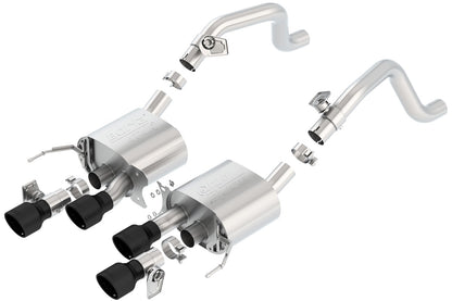 Borla 14-19 Chevrolet Corvette Axle-Back Exhaust System - ATAK(r) | 11856CB