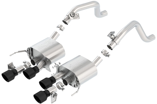 Borla 14-19 Chevrolet Corvette Axle-Back Exhaust System - ATAK(r) | 11856CB