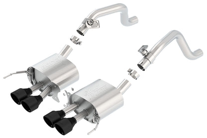 Borla 14-19 Chevrolet Corvette Axle-Back Exhaust System - ATAK(r) | 11863CB