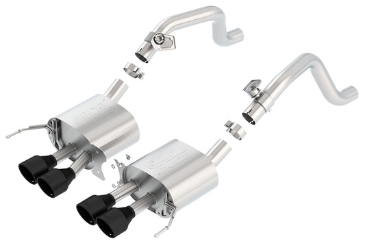 Borla 14-19 Chevrolet Corvette Axle-Back Exhaust System - ATAK(r) | 11863CB